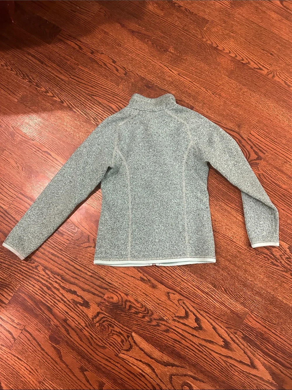 Patagonia Kids' Heather Gray Full-Zip Fleece Jacket